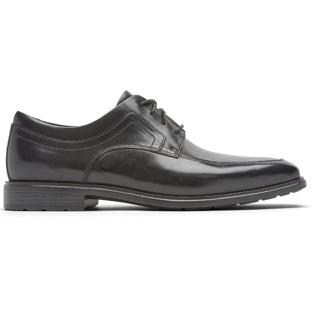 Rockport Mens Dres Sports Business 2 Apron Toe - Dress Shoes Black - AJT574623